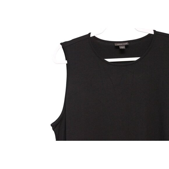 J Jill Wearever Collection Dress Size XL Black Stretch Minimalist Casual Ruched - Picture 5 of 13